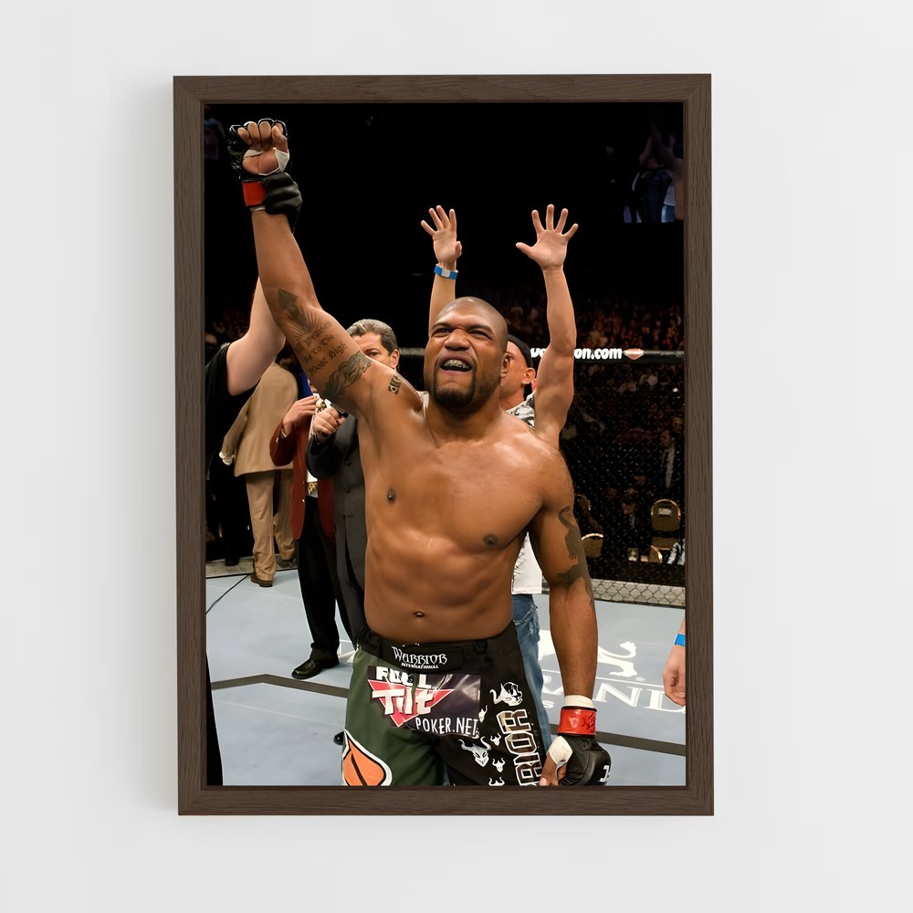 Poster Quinton de rampage – affiche MMA (vue 5)